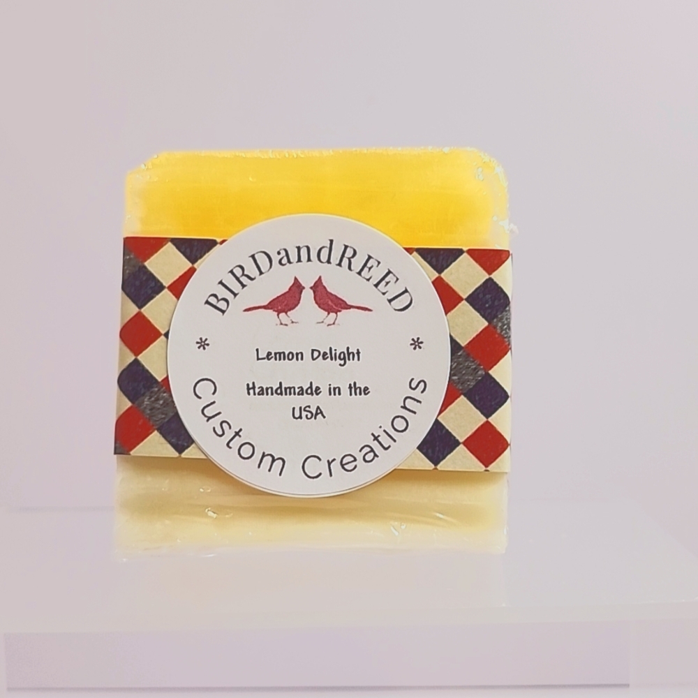 Hand Crafted Made in America Lemon Delight Soap 5 oz bar
